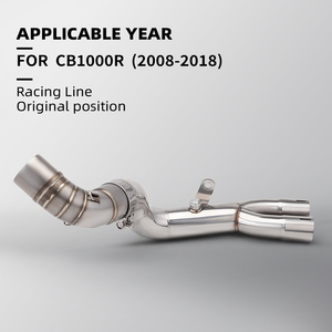 Tubo de enlace medio de escape de motocicleta de acero inoxidable CB1000R para tubo de escape CB1000R <span class=keywords><strong>CB</strong></span> 1000R 2008-2018 - Product Image 6