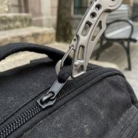 Couteau pliant mini porte-clés tout métal de qualité supérieure, outil de poche EDC ultra-léger en acier inoxydable pour le camping en plein air et l'usage quotidien