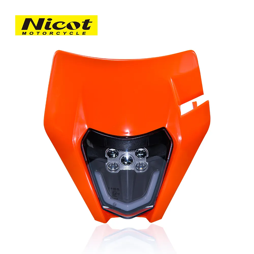 Nicot KT/KR/KFダートバイクLEDヘッドライトアセンブリKTMスタイルダートバイクライトオートバイ