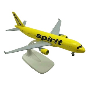 Игрушечная модель самолета A320 Spirit Airline, масштаб 1:200, 20 см, индивидуальный дизайн, для детей - Product Image 5