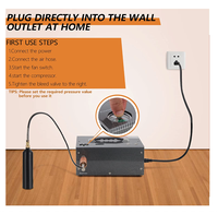 Compresseur d'air PCP sans huile 12V 4500psi 300bar 30MPa 12V 110/220V DC ou AC pour véhicule électrique général