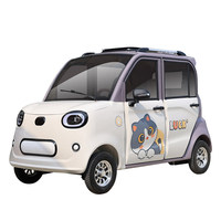 Voiture électrique pure 4 portes 4 places 4 roues pour femme adulte, batterie 30 kWh, vitesse maximale 45 km/h, couleur personnalisable, usage extérieur