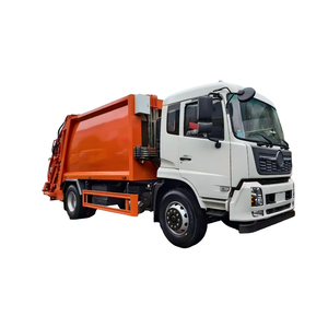 Xe tải rác nén phía sau 9 M với hộp số tay 4x2 động cơ diesel Euro 3 để thu gom rác - Product Image 4