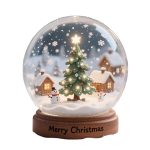 Musica santa <span class=keywords><strong>famiglia</strong></span> in mangiatoia natale presepe Snow Globe Glitter Dome - Product Image 2
