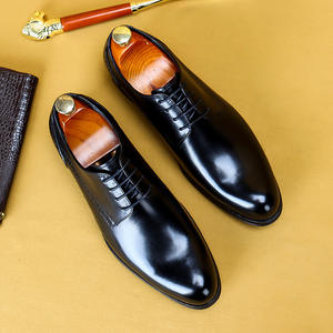 Chaussures en cuir véritable pour hommes d'affaires de haute qualité, vente en gros, style Oxford, chaussures décontractées pour hommes, chaussures habillées - Product Image 6