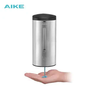 Ak1205 700ml sabonete de cozinha infantil, sensível ao toque automático inteligente sensor recarregável grande capacidade dispensador de sabonete de montagem na parede garrafa de prato