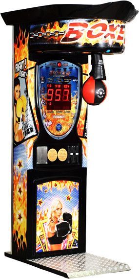 2020 Big boxe punch machine jeux d'arcade machine de boxe machine de rachat de billets