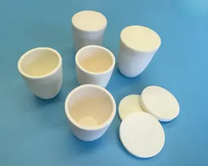 99% Alumina Ceramic Crucible for Glass Melting Pot 50ml