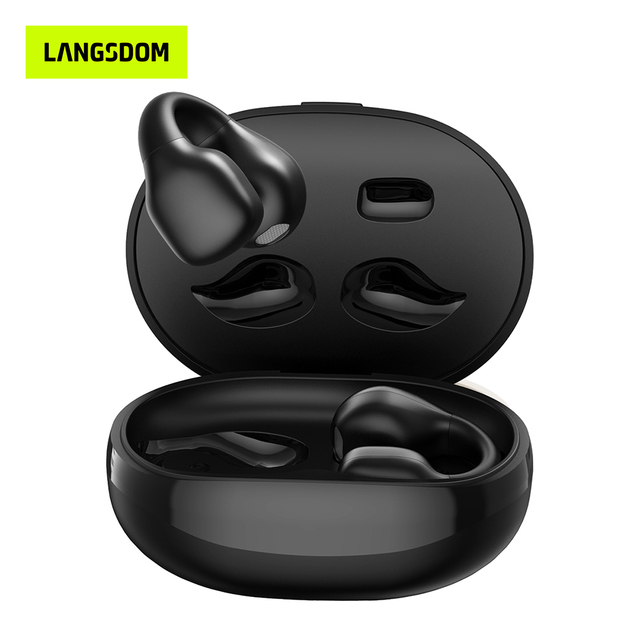 Custom Air Conduction Earphones 5.4 Open Ear Headset Wireless Auriculares Bluetooth Ear Clip OWS Bone Conduction Headphones