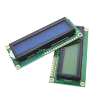 Modul Layar LCD 1602A 5V dengan Lampu Latar Layar Biru Kuning-Hijau Antarmuka Serial IIC I2C