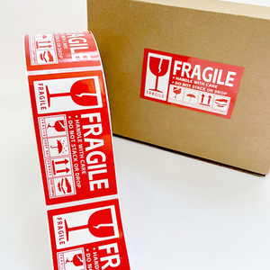 Cá Nhân Tùy Chỉnh In Ấn Vinyl Cảnh Báo Thông Báo Bao Bì Nhãn An <span class=keywords><strong>To</strong></span>àn Dễ vỡ Vỏ Trứng Hộp Trên Nhãn Dán Nhãn - Product Image 4