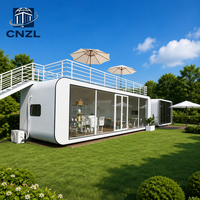 Maison Capsule Préfabriquée 20ft 40ft, Cabine Portable Apple, Pod de Bureau Mobile, Hôtel Extérieur