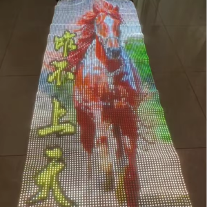 VividSky P15 Pantalla LED Holográfica Portátil para Ventana, 1*3M 2*5M, Flexible, Brillante, Impermeable, Moderna - Product Image 1