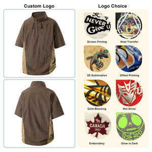 เสื้อแจ็คเก็ตกันลมแบบซิปสำหรับผู้ชาย ผ้าไนลอนทอ สำหรับเล่นกีฬากลางแจ้ง เดินป่า วิ่งออกกำลังกาย แห้งเร็ว  พร้อมโลโก้แบบกำหนดเอง - Product Image 4