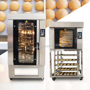 Lò nướng đối lưu điện và gas thương mại 5/8/10/12 khay, lò nướng bánh mì với bảng điều khiển cơ - Product Image 1