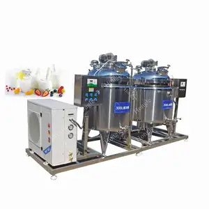 Frozen Yogurt Making Pasturization Machine Milk Production Packaging Line Fresh Yogurt Maker Fermentation Milk Machine