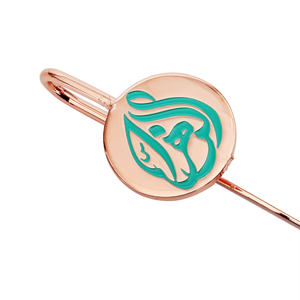 Werbe geschenk Lesezeichen Benutzer definierte Metall Blank Islamic Muslim Lesezeichen Weiche Emaille Koran Lesezeichen - Product Image 5