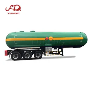 Good Quality 3 Axles 52600 LPG Petroleum Gas Pressure Vessel Tanker Trailer für Sale