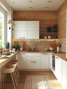 Armoire Chauffante Nordique, Bois Massif avec Ensemble d'Appareils Intégrés, Sentiment Solide, Alliant Pratique et Durabilité Nordiques - Product Image 5