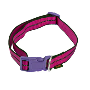 Collier de chien de sangle réfléchissante en nylon de sécurité durable fabriqué par Taiwan avec ensemble de laisse pour animaux de compagnie - Product Image 3