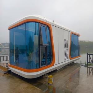 Casa Contenedor Moderna <span class=keywords><strong>de</strong></span> 18 Metros Cuadrados Tipo Cápsula <span class=keywords><strong>de</strong></span> Relajación para Parejas, Ideal para Hoteles, Bares, Posadas y Patios - Product Image 4