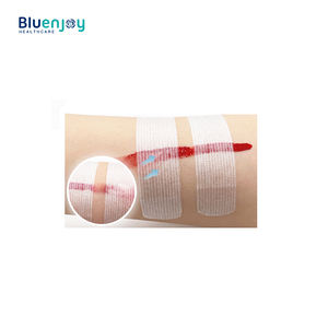 BLUENJOY Wound Steri Strips Bande de fermeture de peau de plaie médicale sans douleur Bandes stériles d'urgence pour trousse de premiers soins - Product Image 1