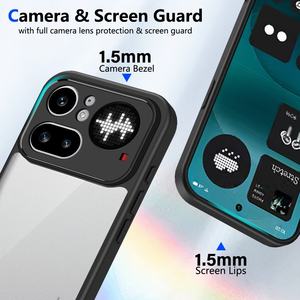 <span class=keywords><strong>Funda</strong></span> para <span class=keywords><strong>Nothing</strong></span> <span class=keywords><strong>Phone</strong></span> 4a Pro 5G / A069P / <span class=keywords><strong>Phone</strong></span> 4a, Ultra Delgada, Marco de TPU Suave, Parte Trasera Rígida de PC Transparente, Antigolpes, Coque, Fundas - Product Image 5