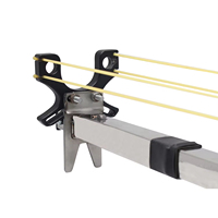 Slingshot tactique avec plusieurs bandes élastiques en acier inoxydable, catapulte de chasse pour la pratique du tir sur cible