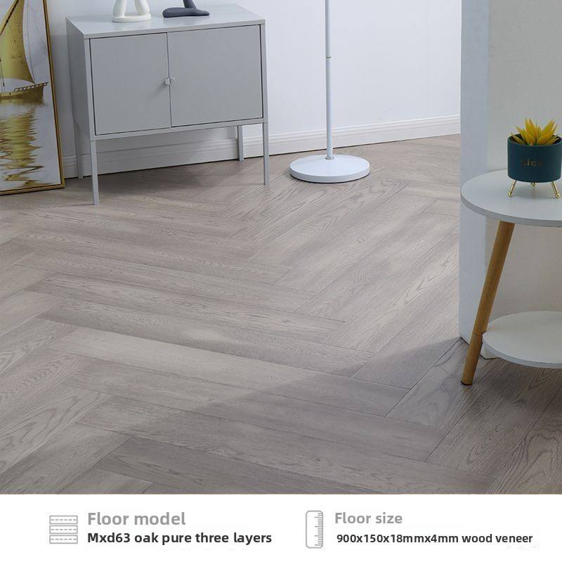 Summary of Three Layer Oak Leather Herringbone Splicing MXD63