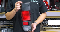 Accessoires de voiture YBJ, feu de coin, feu arrière, pare-chocs, couvercle de coin en fer pour Landcruiser LC70 76 78 71 SUV LC79, feu de pare-chocs arrière