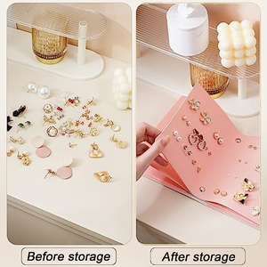 Wholesale Small Travel Jewelry Box Pu Leather <b>Jewellery</b> Organizer Portable <b>Storage</b> Case 16x14x3cm Magnetic Snap - Product Image 5