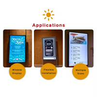 55 65 75 86 inci 3000 Nit, layar Digital ultra-tipis tampilan jendela Lcd layar dalam ruangan gantung transparan LDZ