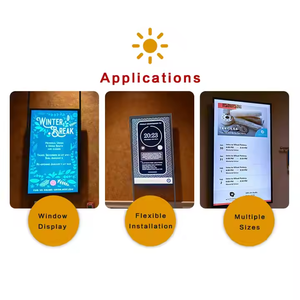 55 65 75 86 pulgadas de alto brillo 3000 NITs Pantalla de ventana <span class=keywords><strong>Lcd</strong></span> ultrafina Pantalla interior Pantalla <span class=keywords><strong>digital</strong></span> LDZ colgante transparente - Product Image 5