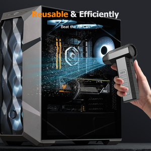 Peniup Udara Mini Shark Genggam Portabel Turbo Jet Fan Peniup Udara Terkompresi untuk Mobil Luar Ruangan Tanpa Kabel - Product Image 4