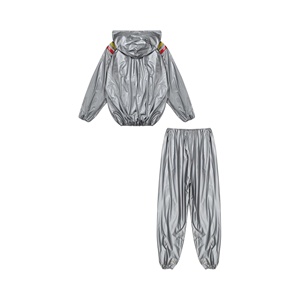 Combinaison de sudation en PVC pour la perte de poids, gilet de sudation unisexe avec fermeture éclair pour le fitness et l'exercice, vente en gros - Product Image 4