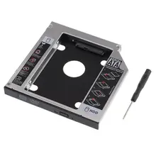 Factory Classic Hard Disk Case High Quality 9.5mm Universal SATA  3.0 2nd HDD SSD Hard Drive Caddy For CD/DVD-ROM Optical
