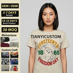 T-shirt Femme Personnalisé à Manches Courtes en Maille Ajustée, Sérigraphié, 210g, Respirant, Design Vierge, Marquage Personnalisé - Product Image 2