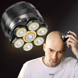Waterproof 7D Electric Shavers <b>Razor</b> for Baldness Man Magnetic Blade Usb-c Rechargeable Lcd Display <b>Head</b> Bald Shaver - Product Image 6