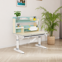 Chaise de bureau moderne ergonomique réglable en hauteur pour étudiants Tables d'étude intelligentes Étagère pliable en bois pour hôtel Salle de classe à domicile