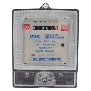 Manufacturer optical fiber electricity smart power meter din-rail mounted energy meter