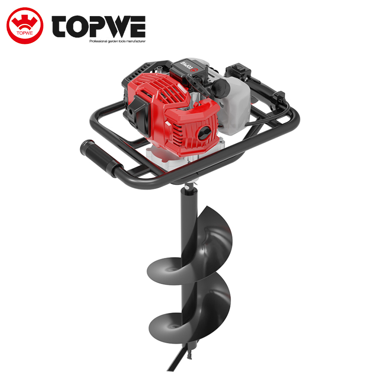 TOPWE 58cc Hand Digging Machine Earth