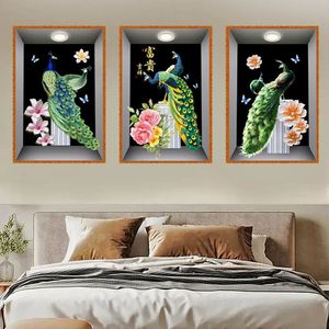 Nouveauté 2025 : Stickers muraux plantes vertes en pot pour chambre et salon – Décoration murale, autocollants décoratifs, papier peint végétal pour la maison - Product Image 4