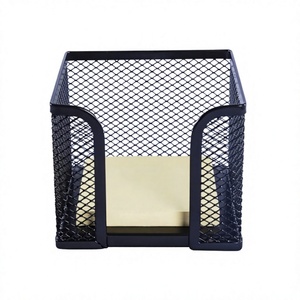 Échantillon Gratuit – Support de Bureau Carré en Métal Grille SAM pour Blocs-Notes/Mémos 10x10cm - Product Image 2