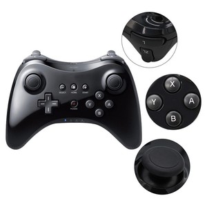 Controller di Gioco Wireless a Forma di Corno Classico con Vibrazione per <span class=keywords><strong>Wii</strong></span> U Modello 010001022GH-Nero - Product Image 2