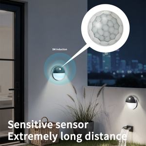 Lámpara LED Inteligente con Sensor de Movimiento PIR, 10W-14W, IP54 Impermeable, Montaje en Superficie, Lámpara de Pared Exterior para Pasillos y Porches - Product Image 3