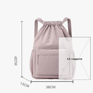 Bolsa Deportiva Infantil Personalizada, Tamaño Grande, con Cierre, Bolsillos de Malla para Botella de Agua, Forro de Poliéster de Seda, Impermeable, con Cordón - Product Image 2