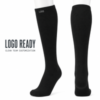 Chaussettes de baseball personnalisées avec bordures élastiques, maille respirante, semelle rembourrée, uniforme de sport d'équipe