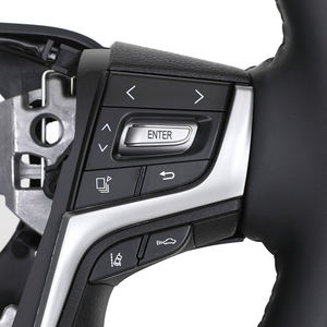 พวงมาลัยหนังหุ้มไม้รุ่นอัพเกรดสำหรับรถยนต์โตโยต้าแลนด์ครุยเซอร์ LC200 <span class=keywords><strong>LC</strong></span> 200 120 <span class=keywords><strong>150</strong></span> ปราโด FJ150 FJ200 ทุนดรา - Product Image 4