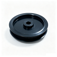 Poulie synchrone usinée CNC compatible avec GT2 HTD 5M, disponible en tailles de trou personnalisées et largeurs de courroie pour machines d'impression 3D