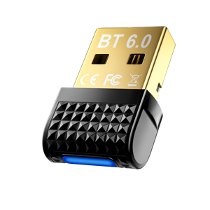 <strong>USB</strong> <strong>Bluetooth</strong> <strong>Adapter</strong> for PC 6.0 Dongle Receiver with EDR &amp; BLE Plug &amp; Play Works with Headphone/Keyboard/Mouse/Speaker/Printer - Product Image 1
